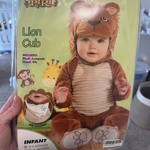 0-6 month Lion Cub Halloween costume
